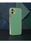 Apple İphone 12 Kılıf Volet Silikon - Açık Yeşil