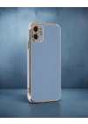 Apple İphone 12 Kılıf Volet Silikon - Mavi