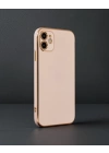 Apple İphone 12 Kılıf Volet Silikon - Pembe