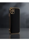 Apple İphone 12 Kılıf Volet Silikon - Siyah