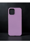Apple İphone 12 Mini Kılıf First Silikon - Lila