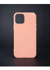Apple İphone 12 Mini Kılıf First Silikon - Pudra