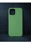 Apple İphone 12 Mini Kılıf First Silikon - Yeşil