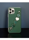 Apple İphone 12 Pro Kılıf Esila Silikon - Su Yeşili