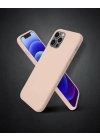 Apple İphone 12 Pro Kılıf First Silikon - Pudra
