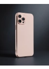 Apple İphone 12 Pro Kılıf Volet Silikon - Pembe