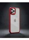 Apple İphone 12 Pro Max Kılıf Dora Kapak - Kırmızı
