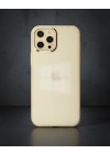 Apple İphone 12 Pro Max Kılıf Element Silikon - Gold