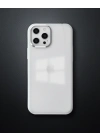 Apple İphone 12 Pro Max Kılıf Element Silikon - Gümüş