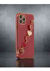 Apple İphone 12 Pro Max Kılıf Esila Silikon - Kırmızı