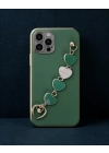 Apple İphone 12 Pro Max Kılıf Esila Silikon - Su Yeşili
