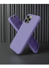 Apple İphone 12 Pro Max Kılıf First Silikon - Mor