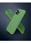 Apple İphone 12 Pro Max Kılıf First Silikon - Yeşil