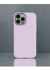 Apple İphone 13 Pro Kılıf Asya Deri Silikon - Lila