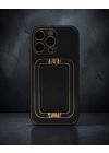 Apple İphone 13 Pro Kılıf Coco Elit Kapak - Siyah