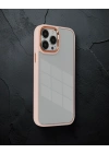 Apple İphone 13 Pro Kılıf Dora Kapak - Pudra