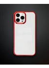 Apple İphone 13 Pro Kılıf Element Silikon - Kırmızı