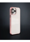 Apple İphone 13 Pro Kılıf Element Silikon - Pembe