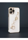 Apple İphone 13 Pro Kılıf Esila Silikon - Beyaz