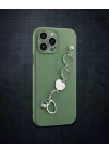 Apple İphone 13 Pro Kılıf Esila Silikon - Su Yeşili