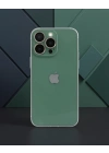 Apple İphone 13 Pro Kılıf Luko Lens Silikon -yeşil