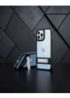 Apple İphone 13 Pro Kılıf Rolet Stand Kapak - Siyah