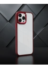 Apple İphone 13 Pro Max Kılıf Dora Kapak - Kırmızı