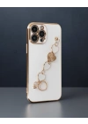 Apple İphone 13 Pro Max Kılıf Esila Silikon - Beyaz