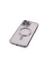 Apple iPhone 13 Pro Max Kılıf Kross Magneticsafe Kapak - Mor