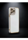 Apple İphone 13 Pro Max Kılıf Liva Lens Silikon - Lila