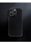 Apple İphone 13 Pro Max Kılıf Luko Lens Silikon - Siyah