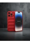 Apple İphone 13 Pro Max Kılıf Optimum Silikon - Kırmızı