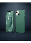 Apple İphone 14 Kılıf First Silikon - Koyu Yeşil