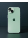 Apple İphone 14 Kılıf Luko Lens Silikon - Yeşil