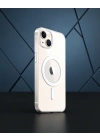 Apple İphone 14 Kılıf Magneticsafe Şeffaf Silikon - Şeffaf
