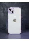 Apple İphone 14 Kılıf Montreal Silikon Kapak - Mor