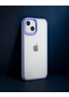 Apple İphone 14 Plus Kılıf Dora Kapak - Lila