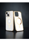 Apple İphone 14 Plus Kılıf Element Magneticsafe Sert Kapak - Gold