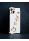 Apple İphone 14 Plus Kılıf Esila Silikon - Beyaz