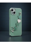 Apple İphone 14 Plus Kılıf Esila Silikon - Su Yeşili