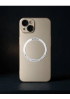Apple İphone 14 Plus Kılıf Jack Magneticsafe Lens Silikon - Gold