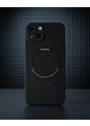 Apple İphone 14 Plus Kılıf Jack Magneticsafe Lens Silikon - Siyah