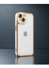 Apple İphone 14 Plus Kılıf Liva Lens Silikon - Beyaz