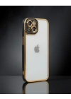 Apple İphone 14 Plus Kılıf Liva Lens Silikon - Siyah
