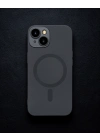 Apple İphone 14 Plus Kılıf Moshi Lens Magneticsafe Silikon - Siyah