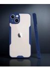 Apple İphone 14 Plus Kılıf Platin Silikon - Lacivert