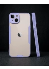 Apple İphone 14 Plus Kılıf Platin Silikon - Lila