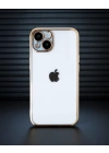 Apple İphone 14 Plus Kılıf Razer Lensli Silikon - Gold