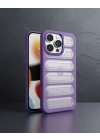 Apple İphone 14 Pro Kılıf Airmax Silikon Kapak - Derin Mor