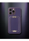 Apple İphone 14 Pro Kılıf Coco Elit Kapak - Derin Mor